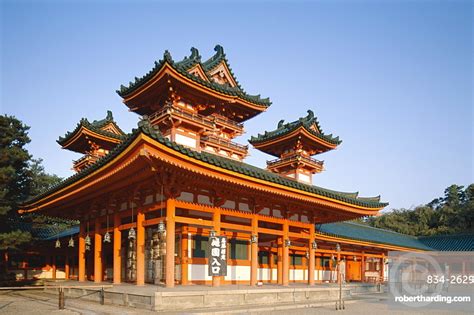 Heian Shrine Heian Jingu Kyoto Unesco Stock Photo