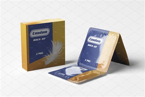 Condom Mock Up Creative Mockup Templates ~ Creative Market