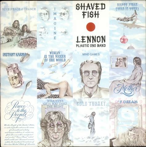 John Lennon Shaved Fish Purple Label Us Vinyl Lp —