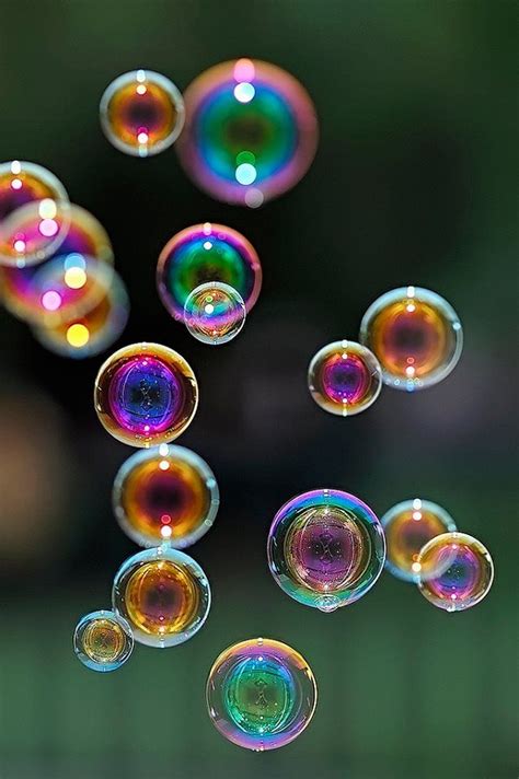 Rainbow Bubbles Reflection Photography Image Photography Bubble