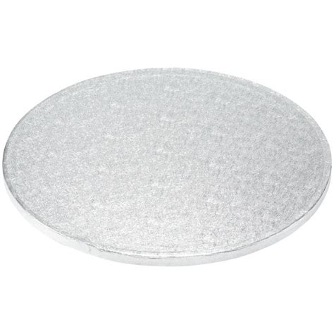 12 Round Silver Foil Cake Board Decopac