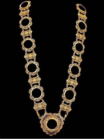 Gold Necklace 21k Coin Necklaces Klada Jewelry