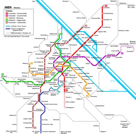 Urbanrailnet Europe Austria Wien Vienna U Bahn Vienna