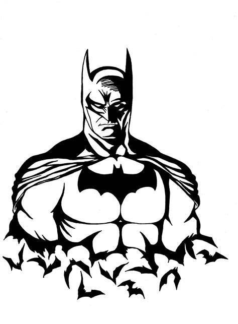 Batman Batman Art Drawing Batman Drawing Batman Wall Art