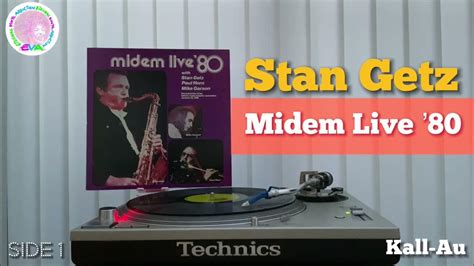Stan Getz Paul Horn Mike Garson Midem Live ‘80 Vinyl Record Full