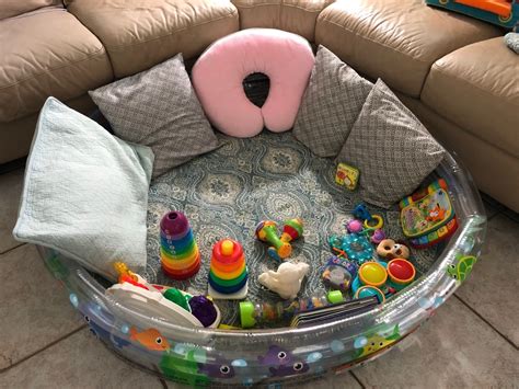 Baby Pool As Play Area And Toy Storage Thriftyfun