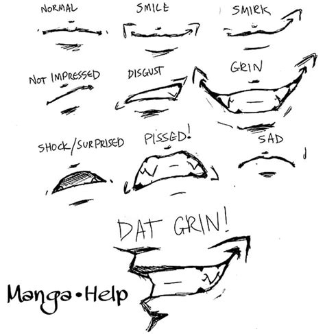Pin By Lillian Payne On Concepts Manga Mouth Anime Drawings Simple