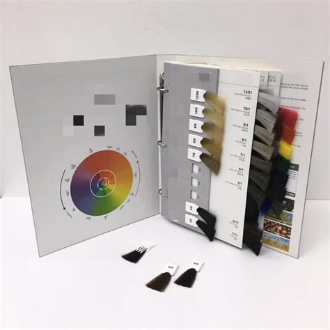 Detachable Pages Binder Hair Dye Color Chart Book Buy Hair Color