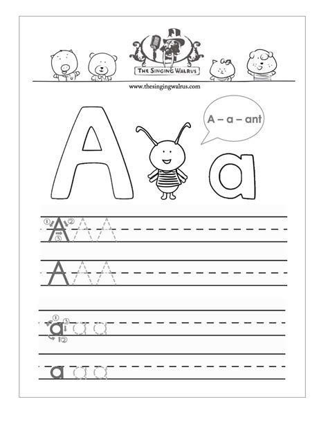 The english alphabet consists of 26 letters. Free Handwriting Worksheets for the Alphabet