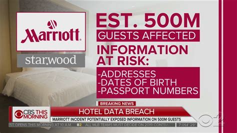 Marriott Data Breach May Expose 500 Million Guests Youtube
