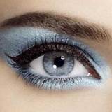 Makeup For Gray Hair Blue Eyes Photos