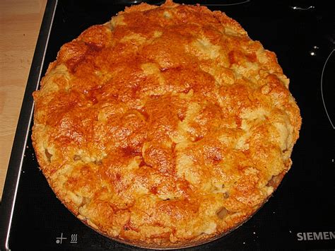 Dann den reslichen teig ausrollen und auf die apfelmasse geben. Apfelkuchen mit Decke von ligadarter | Chefkoch.de