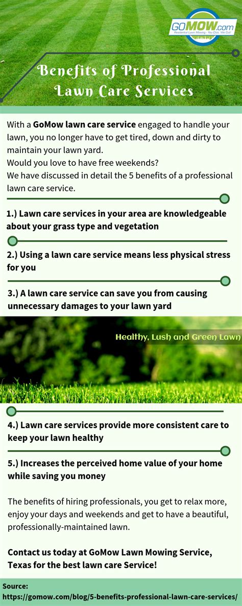 5 Benefits Of Professional Lawn Care Services Gomow Gomow Lawn