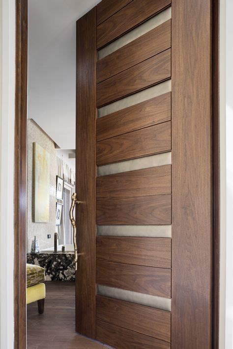 Trustile Modern Door Collection Tm13340 In Walnut With Edelman
