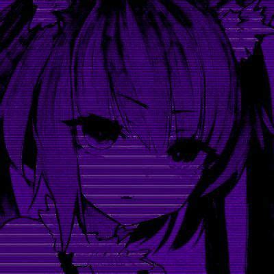 Tenshi In Dark Purple Aesthetic Aesthetic Anime Profile Picture