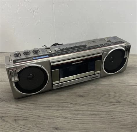 PANASONIC AMBIENCE CASSETTE Recorder Model RX AM FM 30 Vintage Radio