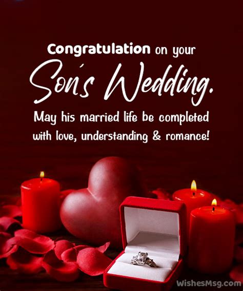 Wedding Wishes For Son Congratulations Messages 2022