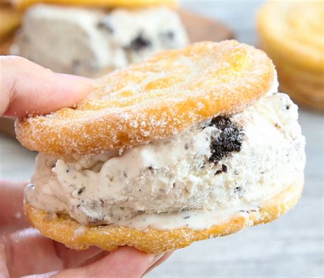 Baked Churro Ice Cream Sandwiches Kirbie S Cravings