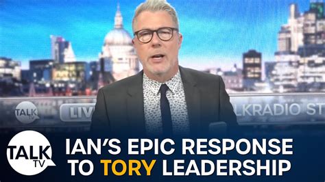 Ian Collinss Epic Response To Tory Leadership Battle The Uk Channel