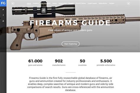 Firearms Guide The Online Search Able Database