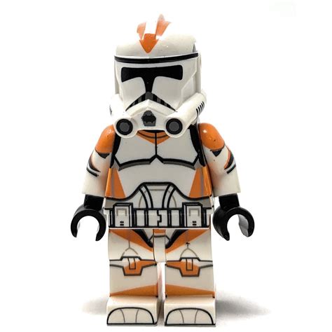 212th Clone Trooper Phase 2 Orange Custom Lego Star Wars Minifigu