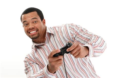 Man Playing Video Game Stock Photography Image 8426312