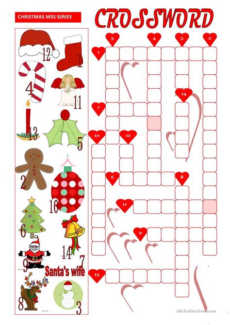 Our easy printable crossword puzzles are great for home or classroom use. Christmas Crossword for Beginners worksheet - Free ESL printable worksheets made by teachers
