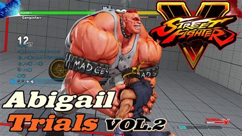 Street Fighter V Abigail Vol2 Trials 01 10 Challenge Mode
