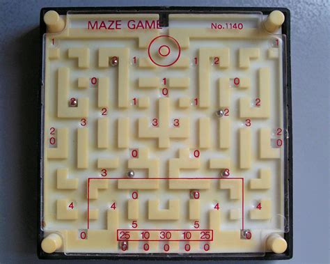 Maze Game Lovely Plastic Marble Maze Game Made In Hong Ko Flickr