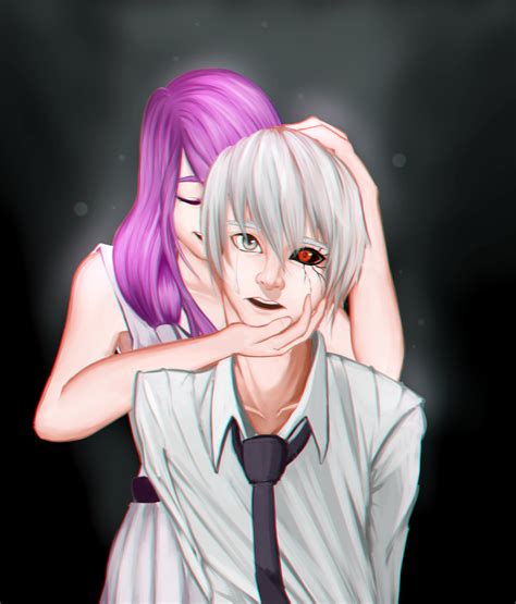 16 Anime Tokyo Ghoul Kaneki And Rize Tokyo Ghoul Kaneki And Rize By
