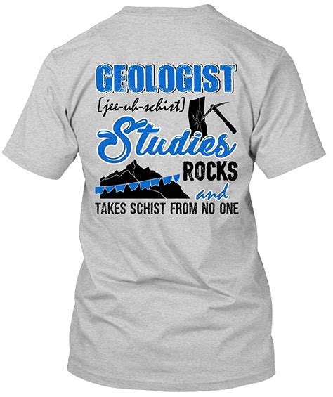 Geologist Studies Rocks T Shirt I Love Geologist T Shirt 2225 Jznovelty