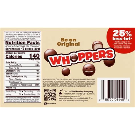 Whoppers Milk Balls Original Malted 5 Oz From Fred Meyer Instacart