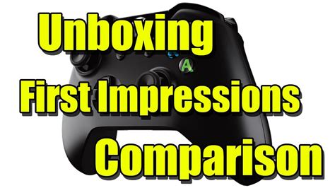 Xbox One Controller Unboxing First Impressions And