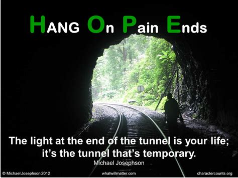 Quotes About Light At The End Of The Tunnel 52 Quotes