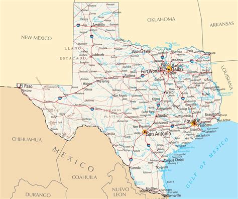 Texas Reference Map