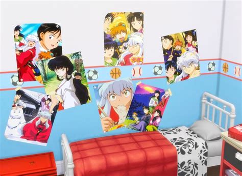 I Create Bedroom Sets For The Sims 4 — Anime Posters For