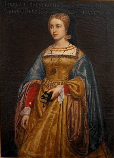 Painting Of Isabel Of Austria Late 1400s Early 1500s Ap European