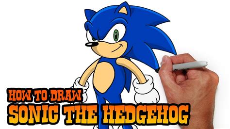 How To Draw Sonic The Hedgehog Video Game Characters C4k Academy
