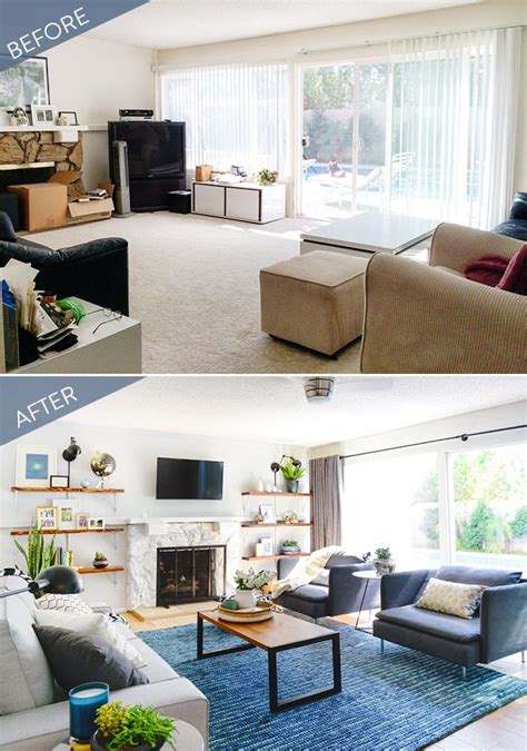 A kitchen in seattle gets a clean & modern overhaul. Before and After: A Stylish Living Room Transformation ...
