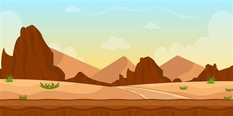 Game Desert Background 2836675 Vector Art At Vecteezy