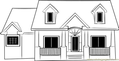 eco cottage coloring page  kids  cottage printable coloring pages   kids
