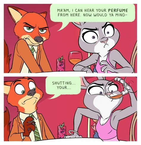 A Comic Strip With An Image Of A Fox And A Woman Talking To Each Other