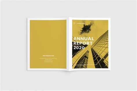 Yellow Annual Report 2020 | Annual report, Annual report 