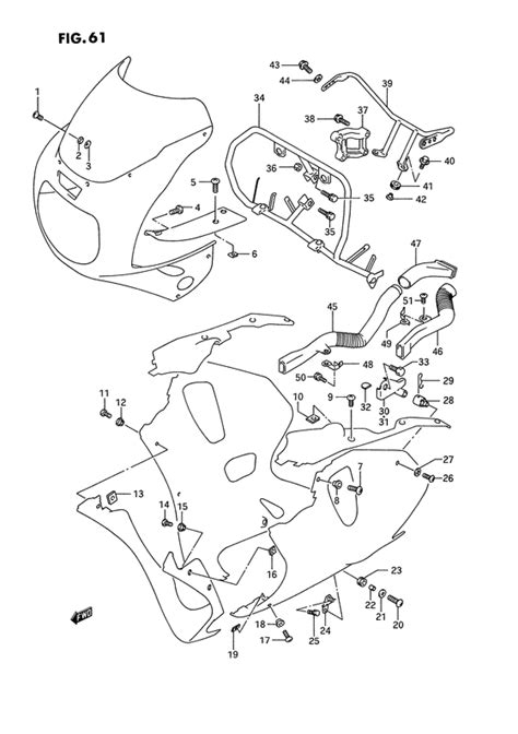 Installation Parts For 1993 Suzuki Gsx R750 Sales Region 13341242