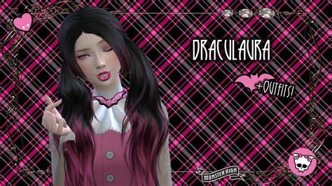 Speed Sims Draculaura ~ Monster High The Sims 4 Con Cc Youtube