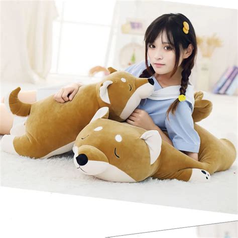 1pc Corgi Plush Pillow Shiba Inu Dog Plush Toys Simlation Stuffed