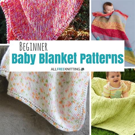 A newborn has many needs that can be satisfied with needles and yarn. Knitting for Beginners: 21 Beginner Baby Blanket Patterns ...