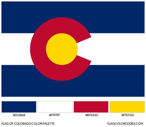 Colorado Flag Color Codes