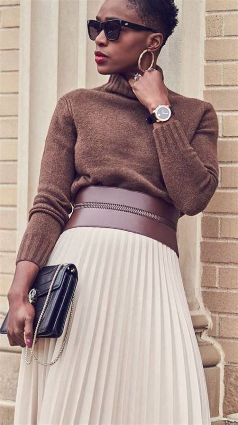 what to wear with a pleated skirt complete guide for women in 2021 winter skirt fashion how