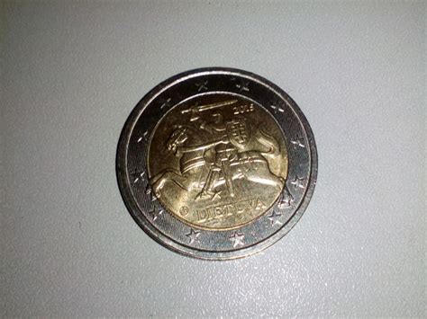 Troc Echange Piece De 2 Euros Lietuva 2015 Lituanie Rare Sur France